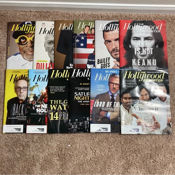 THE HOLLYWOOD REPORTER MAGAZINE Lot Of 12 May To Sept '25 Issues for Collectors - Picture 1 of 15